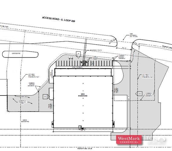 Dock High Warehouse for Lease : 1115 S Loop 289, Lubbock, TX 79412